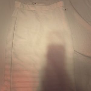 White pencil skirt